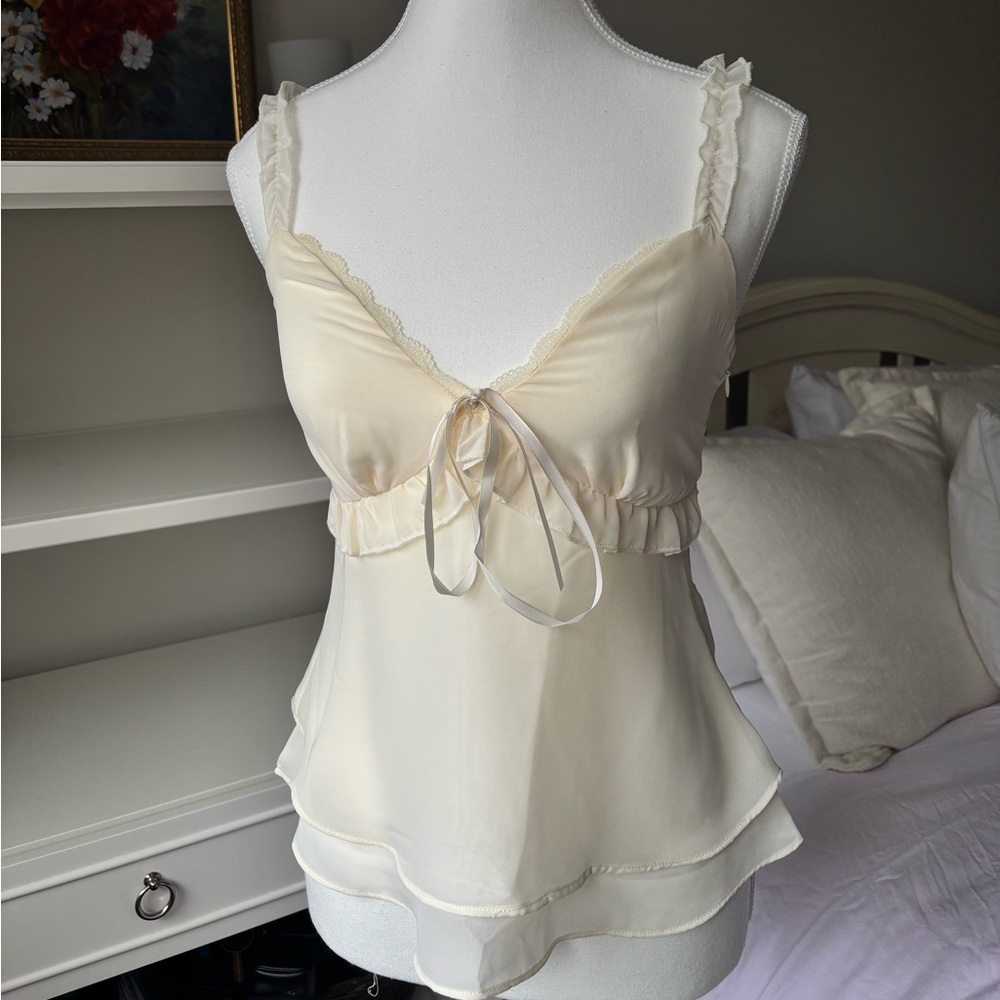 Mesh Babydoll top